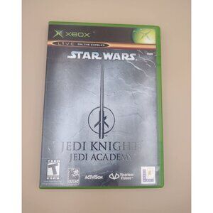 Star Wars Jedi Knight: Jedi Academy Original Xbox Game Case & Disc GOOD